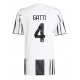 Maillot de foot Juventus Federico Gatti #4 Domicile vêtements 2025-26 Manches Courtes